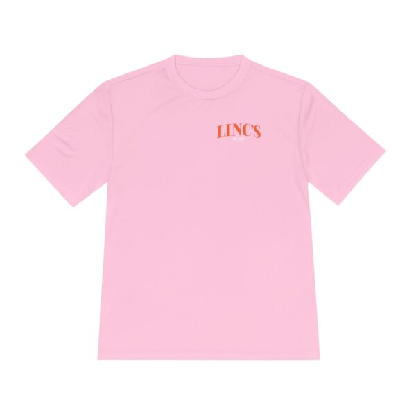 Official Linc's Unisex Moisture Wicking Tee | Cool & Comfortable Activewear (Secondary Logo) - Image 45