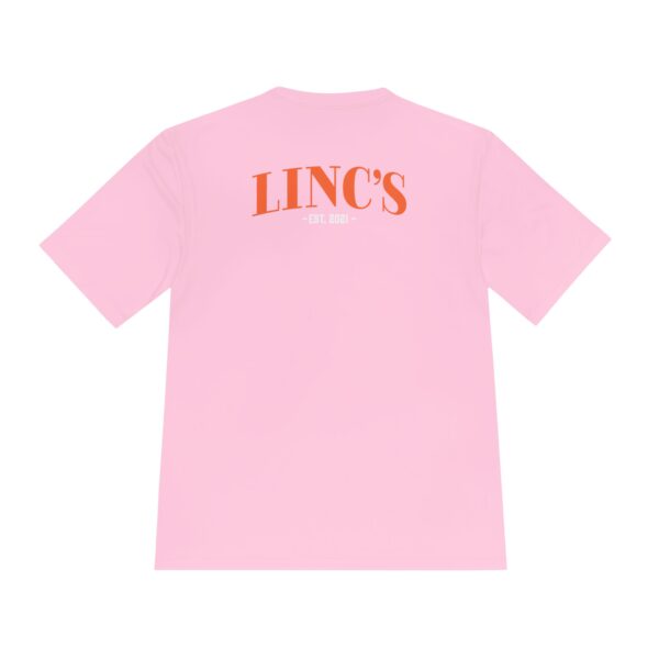 Official Linc's Unisex Moisture Wicking Tee | Cool & Comfortable Activewear (Secondary Logo) - Image 46