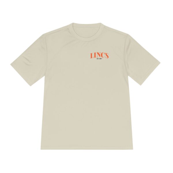 Official Linc's Unisex Moisture Wicking Tee | Cool & Comfortable Activewear (Primary Logo) - Image 2