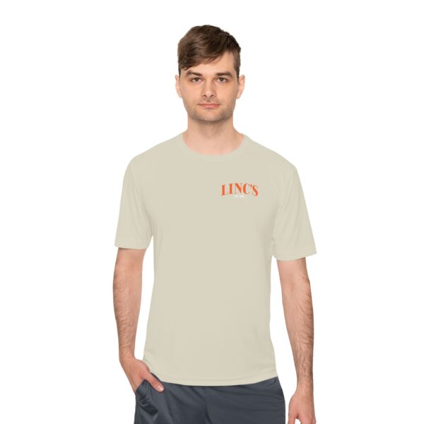 Official Linc's Unisex Moisture Wicking Tee | Cool & Comfortable Activewear (Secondary Logo)
