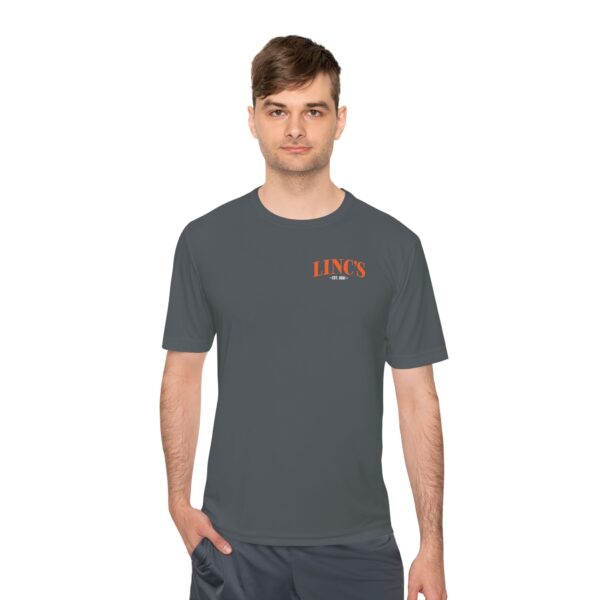 Official Linc's Unisex Moisture Wicking Tee | Cool & Comfortable Activewear (Secondary Logo) - Image 15