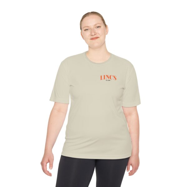 Official Linc's Unisex Moisture Wicking Tee | Cool & Comfortable Activewear (Primary Logo) - Image 4