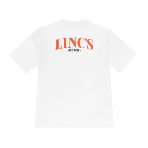 Official Linc's Unisex Moisture Wicking Tee | Cool & Comfortable Activewear (Primary Logo) - Image 6