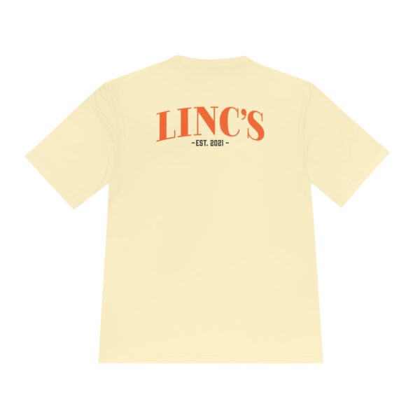 Official Linc's Unisex Moisture Wicking Tee | Cool & Comfortable Activewear (Primary Logo) - Image 22