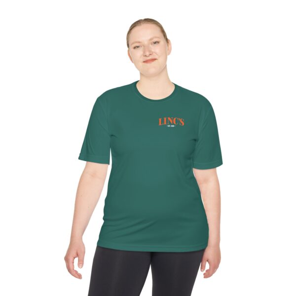 Official Linc's Unisex Moisture Wicking Tee | Cool & Comfortable Activewear (Secondary Logo) - Image 36