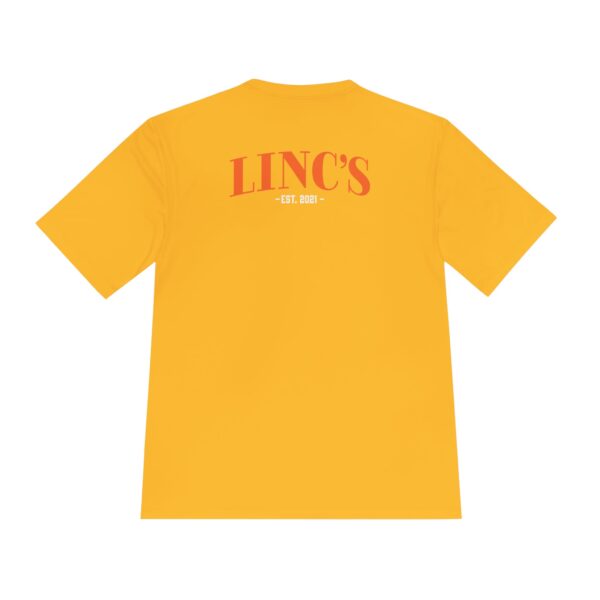 Official Linc's Unisex Moisture Wicking Tee | Cool & Comfortable Activewear (Secondary Logo) - Image 26