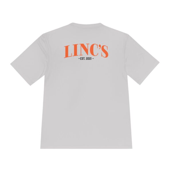 Official Linc's Unisex Moisture Wicking Tee | Cool & Comfortable Activewear (Primary Logo) - Image 10