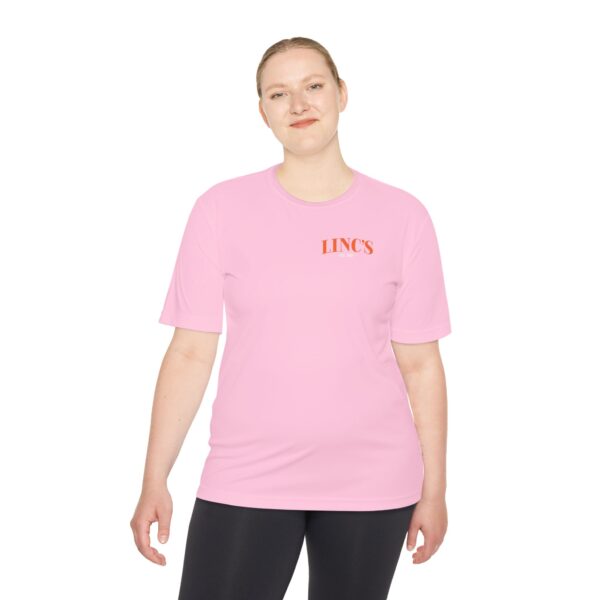 Official Linc's Unisex Moisture Wicking Tee | Cool & Comfortable Activewear (Secondary Logo) - Image 48