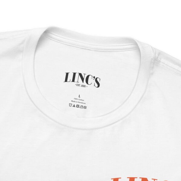 Official Linc's Unisex Jersey Short Sleeve Tee (Primary Logo) - Image 4