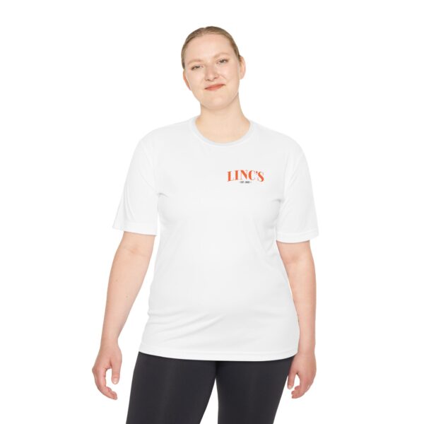 Official Linc's Unisex Moisture Wicking Tee | Cool & Comfortable Activewear (Primary Logo) - Image 8