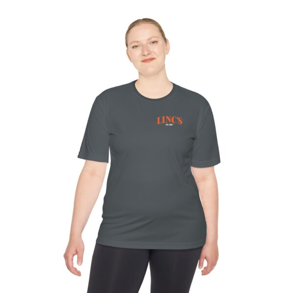 Official Linc's Unisex Moisture Wicking Tee | Cool & Comfortable Activewear (Secondary Logo) - Image 16
