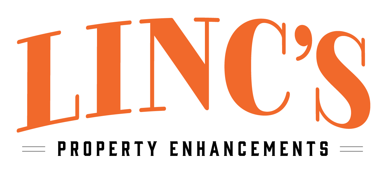 The logo features the words LINCS in large, bold orange letters, with PROPERTY ENHANCEMENTS in smaller black text below and two horizontal lines on each side.